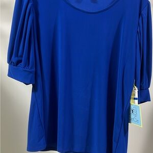 CeCe Women's Royal Blue Blouse